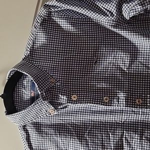 Vineyard Vines long sleeve blue & white button down - youth size Large (16)